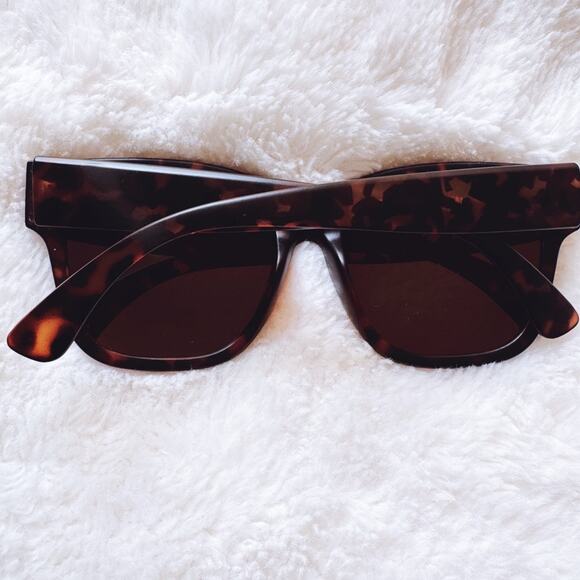 Jack Dark Tortoise Brown Square Sunglasses - Picture 12 of 12